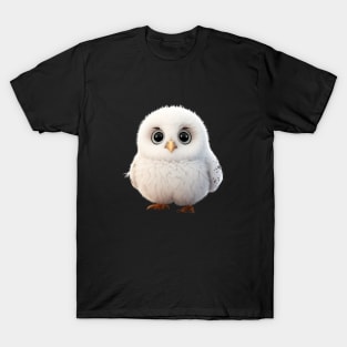 Owl Cute Adorable Humorous Illustration T-Shirt